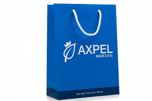 Paper handle bags with logo for companies